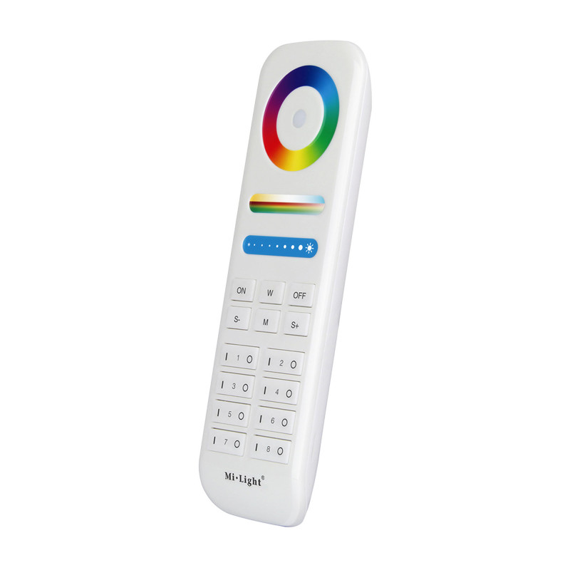 LED RGB + CCT Remote control - 8 Zones - BLACK - FUT089B - MiLight