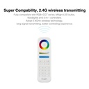 LED RGB + CCT Remote control - 8 Zones - BLACK - FUT089B - MiLight