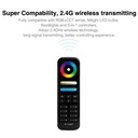 LED RGB + CCT Remote control - 8 Zones - BLACK - FUT089B - MiLight