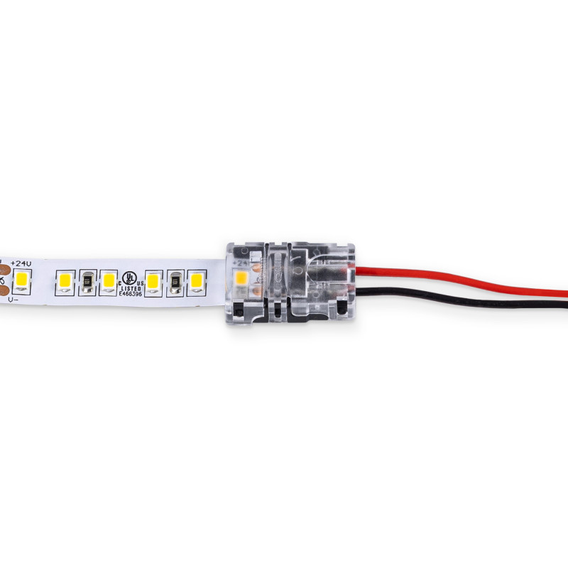 Hippo SMD single colour strip connector - 10mm PCB - 2 pin - IP20 - Max 24V