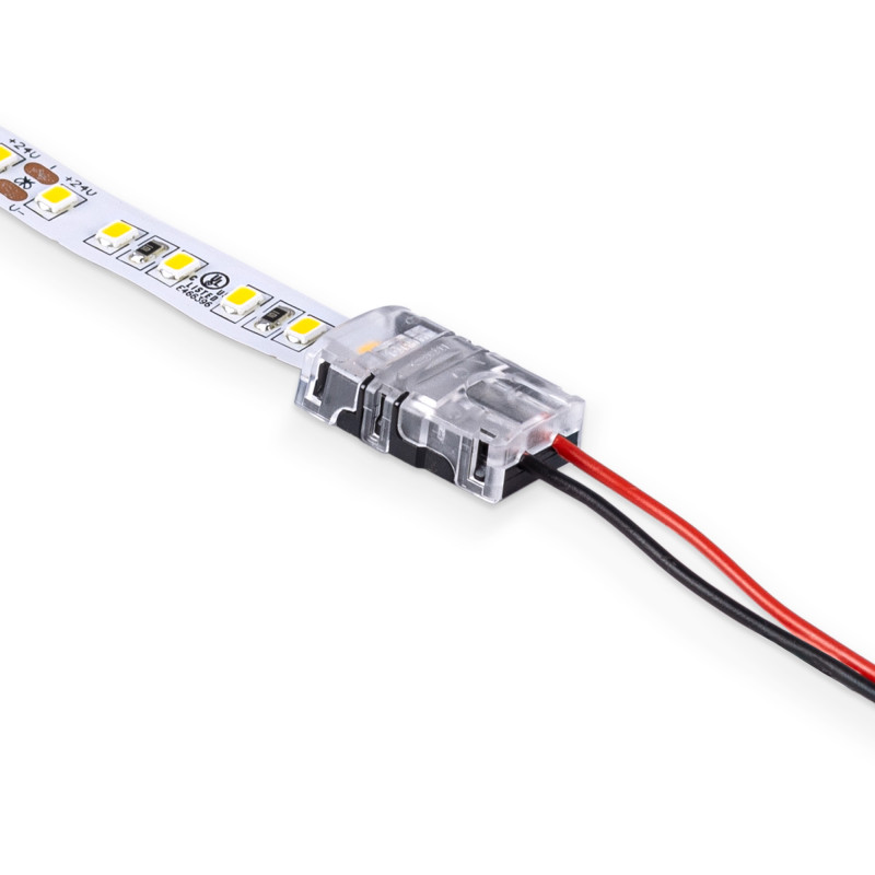 Hippo SMD single colour strip connector - 10mm PCB - 2 pin - IP20 - Max 24V