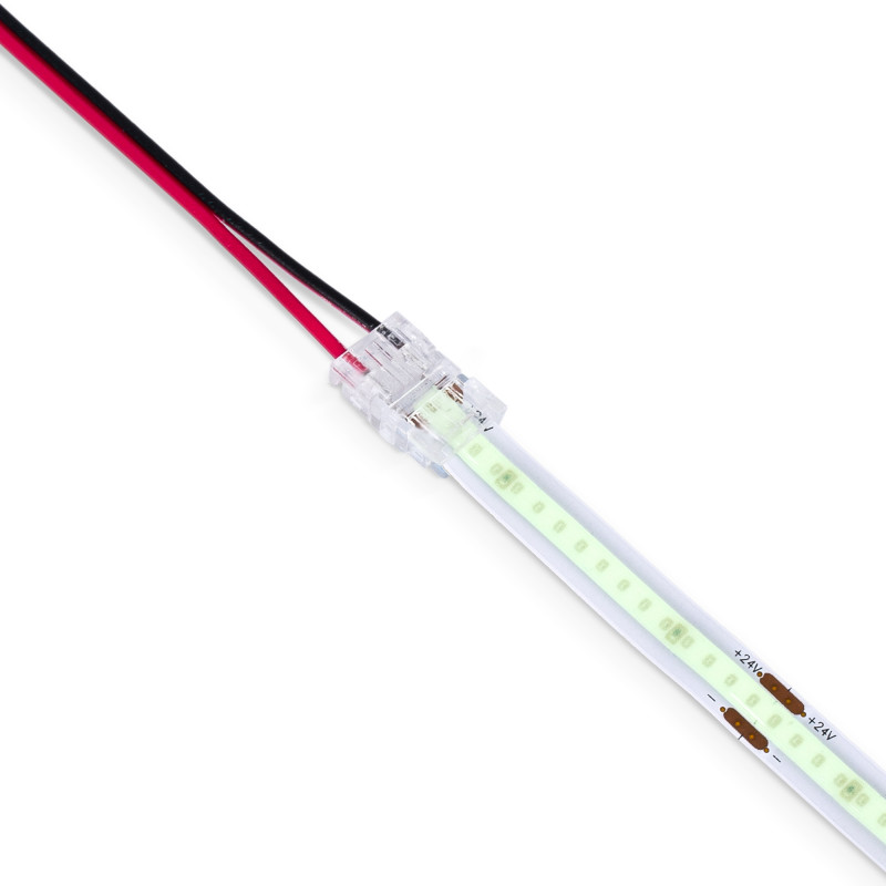 Hippo COB single colour strip connector - 8mm PCB - 2 pin - IP20 - Max 24V