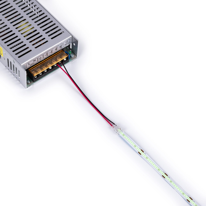Hippo COB single colour strip connector - 8mm PCB - 2 pin - IP20 - Max 24V