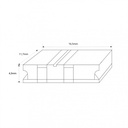 Hippo COB CCT strip connector - 10mm PCB - 3 pin - IP20 - Max 24V