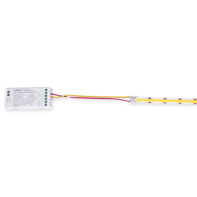 Hippo COB CCT strip-to-controller connector - 10mm PCB - 3 pin - IP20 - Max 24V
