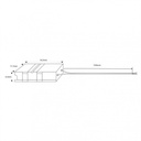 Hippo COB CCT strip-to-controller connector - 10mm PCB - 3 pin - IP20 - Max 24V