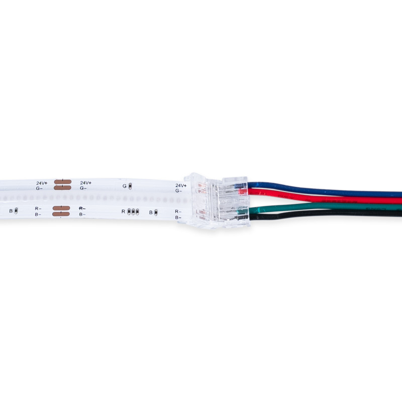 Hippo COB RGB strip connector - 10mm PCB - 4 pin - IP20 - Max 24V