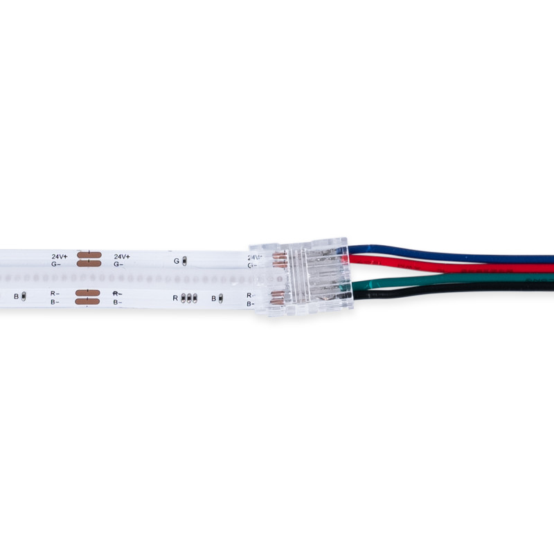 Hippo COB RGB strip connector - 10mm PCB - 4 pin - IP20 - Max 24V