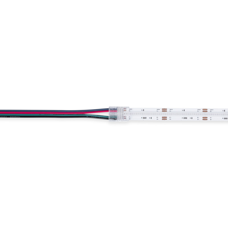 Hippo COB RGB strip-to-controller connector - 10mm PCB - 4 pin - IP20 - Max 24V