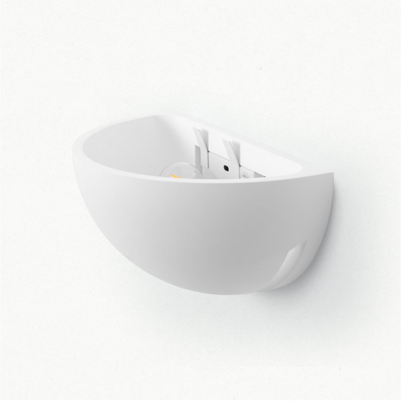 Wall light "Bol" - plaster - 1 x E14