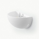 Wall light "Bol" - plaster - 1 x E14
