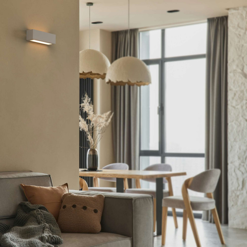 Wall light "Plast" - Plaster - Bidirectional - 1 x G9