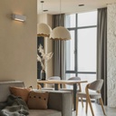 Wall light "Plast" - Plaster - Bidirectional - 1 x G9