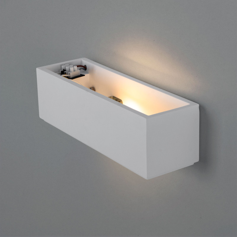 Wall light "Plast" - Plaster - Bidirectional - 1 x G9