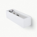 Wall light "Plast" - Plaster - Bidirectional - 1 x G9