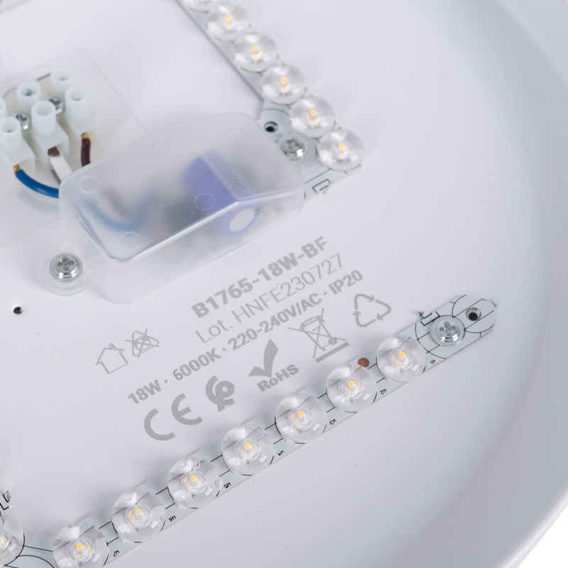 Surface mounted LED ceiling light - 26cm - 18W - 1800lm - IP20