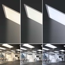 Recessed Backlight LED panel - 120x60cm - 5600lm - Philips driver - 50W - UGR22 - IP40