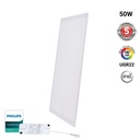 Recessed Backlight LED panel - 120x60cm - 5600lm - Philips driver - 50W - UGR22 - IP40