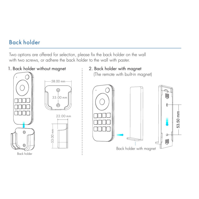Single colour LED Remote control - 4 Zones - Rotating wheel - SK-RT6 - Skydance