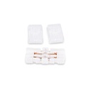 Single-color cable to cable quick connector - 2 pins (2 wires)