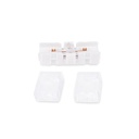 Single-color cable to cable quick connector - 2 pins (2 wires)