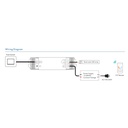 CCT Controller 12-48V DC - 16A (8A/channel) - RF 2.4G - PUSH dimmer - Skydance