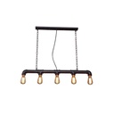 Vintage pipe pendant lamp "COPPER".