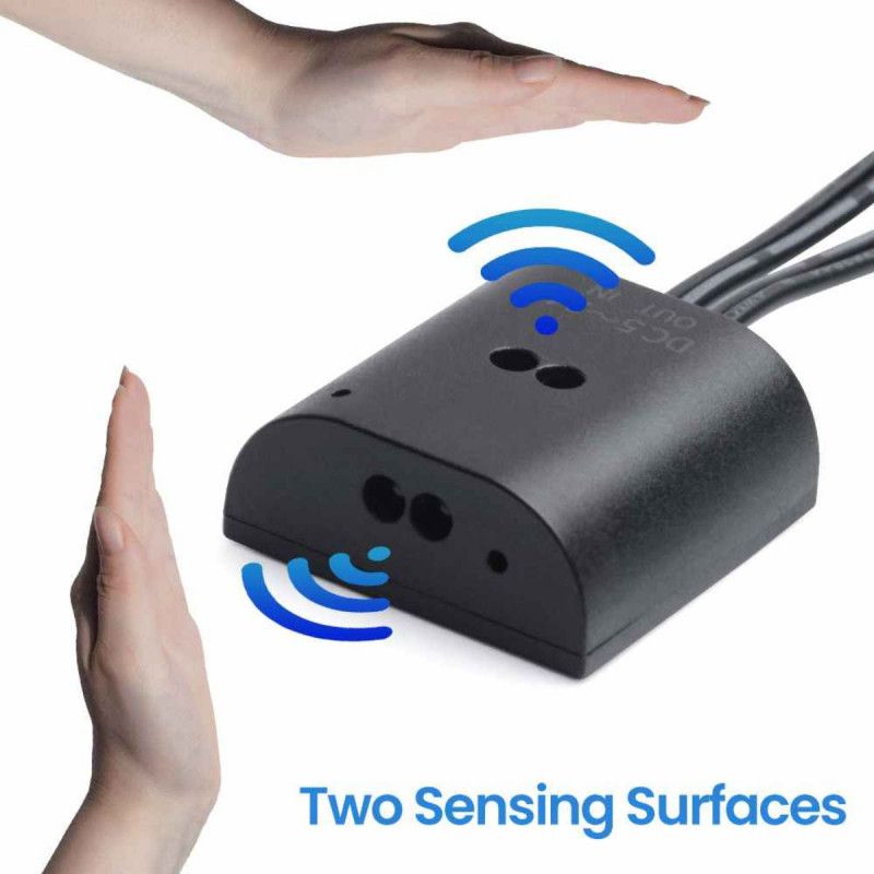 Dual proximity sensor for On/Off and dimming of LED strips - 5-24V DC