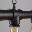 Vintage pipe pendant lamp "COPPER".