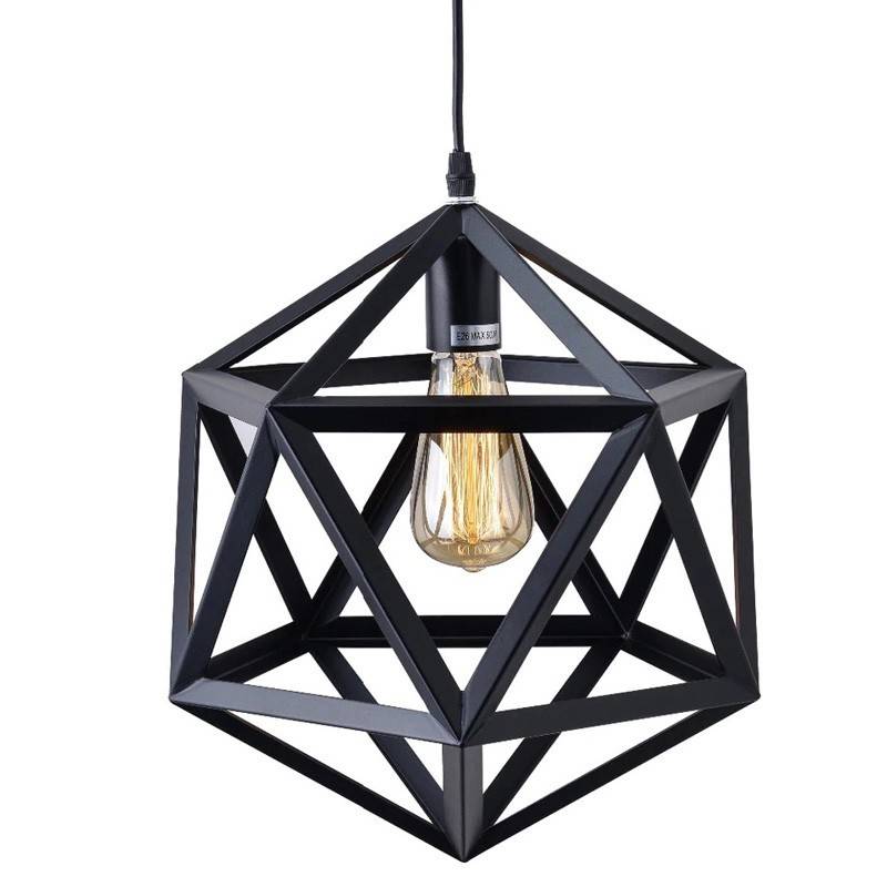 Nordic icosahedron pendant lamp "KODA".