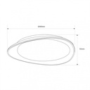 CCT LED 24W Ceiling light - Wood Effect - Ø45cm
