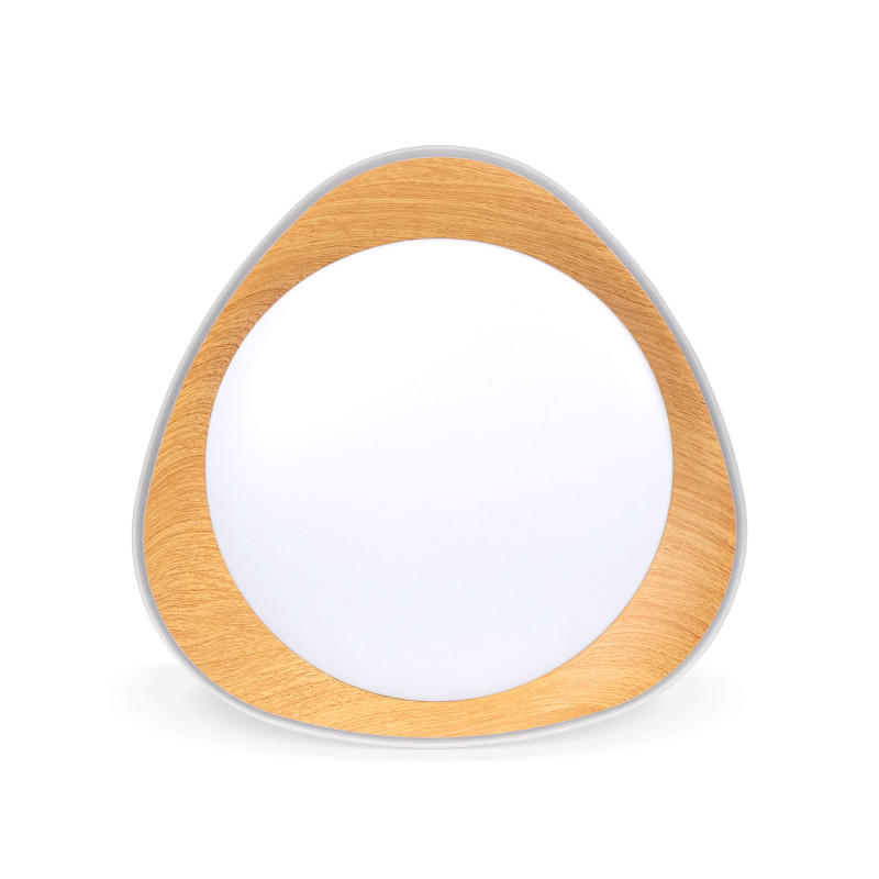CCT LED 24W Ceiling light - Wood Effect - Ø45cm