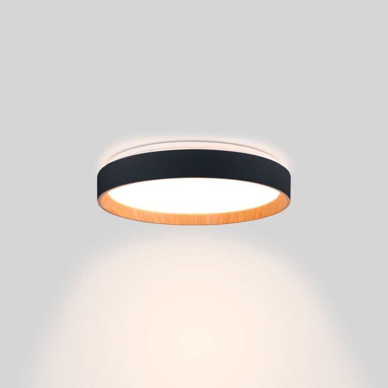 CCT LED 24W Ceiling light - Wood Effect - Ø40cm