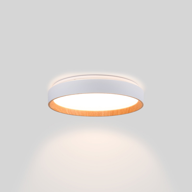 CCT LED 24W Ceiling light - Wood Effect - Ø40cm