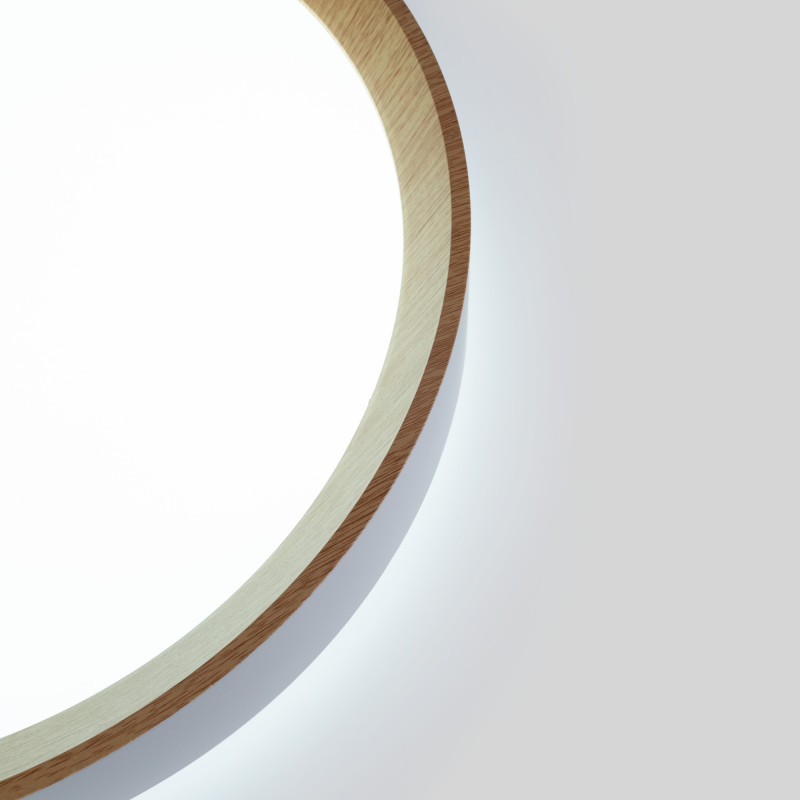 CCT LED 24W Ceiling light - Wood Effect - Ø40cm