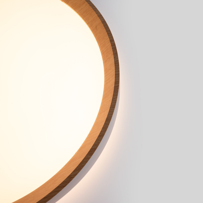 CCT LED 24W Ceiling light - Wood Effect - Ø40cm