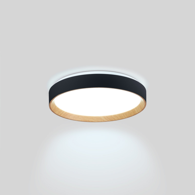CCT LED 24W Ceiling light - Wood Effect - Ø40cm