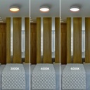 CCT LED 24W Ceiling light - Wood Effect - Ø40cm