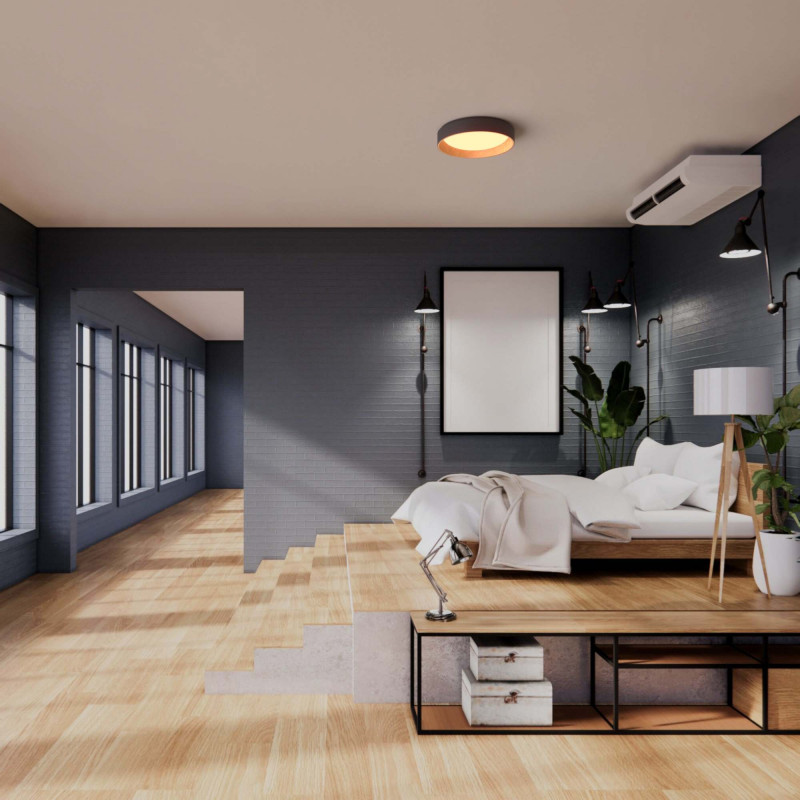 CCT LED 24W Ceiling light - Wood Effect - Ø40cm