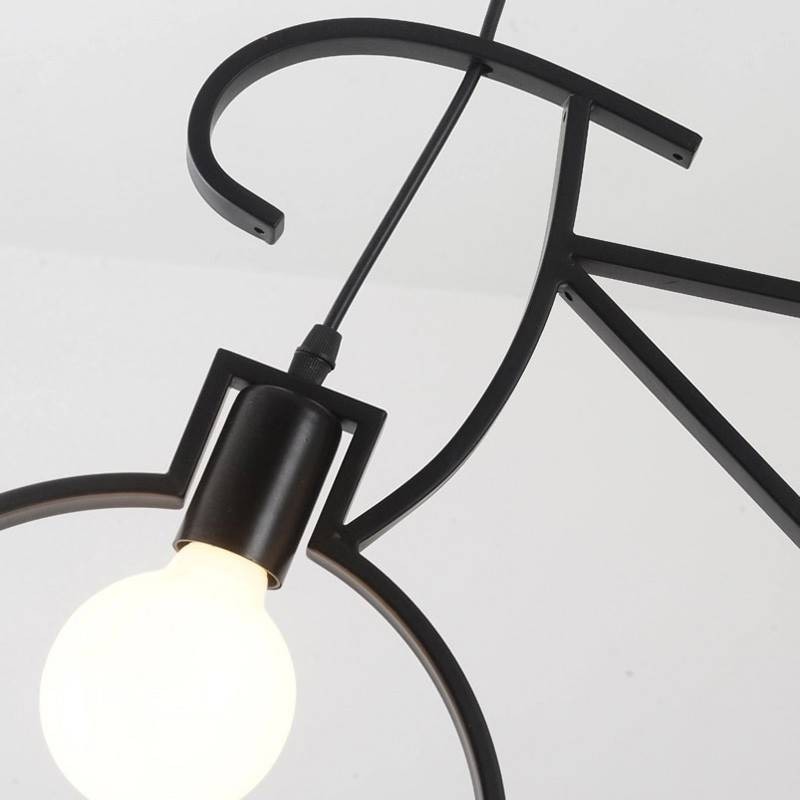 Oliver" bicycle pendant lamp - 2 x E27