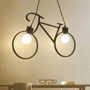 Oliver" bicycle pendant lamp - 2 x E27