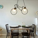 Oliver" bicycle pendant lamp - 2 x E27