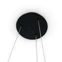 CCT LED Pendant Lamp - 24W - Wood effect - ø46cm