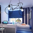 Oliver" bicycle pendant lamp - 2 x E27
