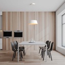 CCT LED Pendant Lamp - 24W - Wood effect - ø46cm