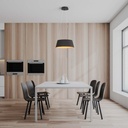 CCT LED Pendant Lamp - 24W - Wood effect - ø46cm
