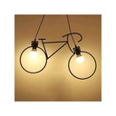 Oliver" bicycle pendant lamp - 2 x E27