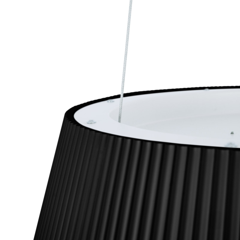 CCT LED Pendant Lamp - 24W - Wood effect - ø46cm