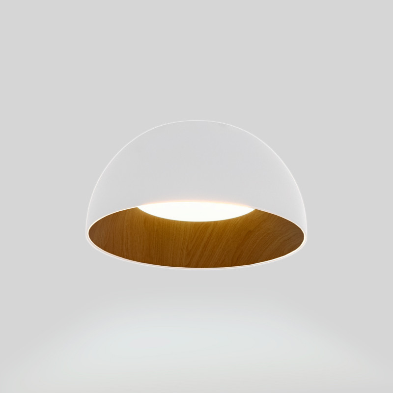 CCT LED 12W ceiling light - Wood Effect - ø35cm