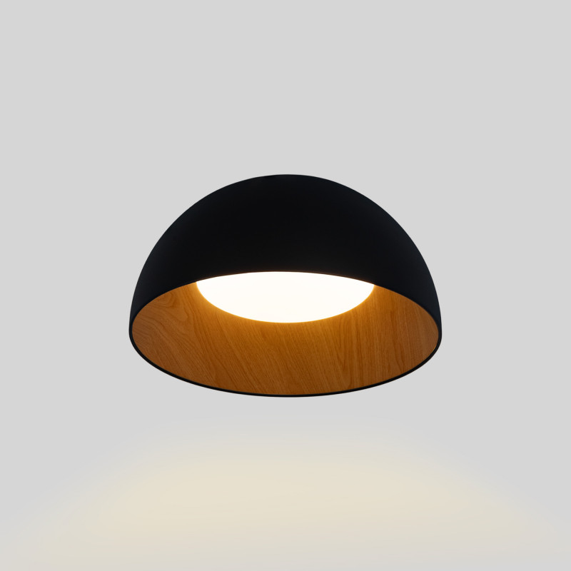 CCT LED 12W ceiling light - Wood Effect - ø35cm
